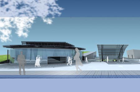 Multifunctional complex for spa activities and tourism services 
Area Ex-Italsider - Bagnoli (NA)   
  (2006)