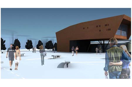 Multifunctional complex for spa activities and tourism services 
Area Ex-Italsider - Bagnoli (NA)   
  (2006)