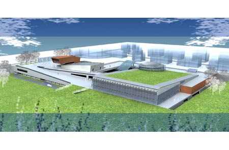 Multifunctional complex for spa activities and tourism services 
Area Ex-Italsider - Bagnoli (NA)   
  (2006)