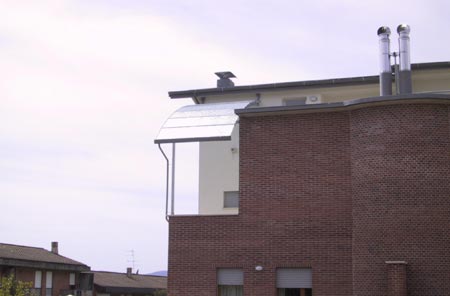 Edifici residenziali 
Via Gabrielli - Siena

  (1996)