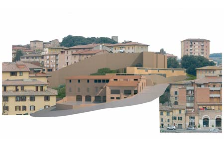 Edificio per uffici  via Beccafumi â Siena 
  (2009)